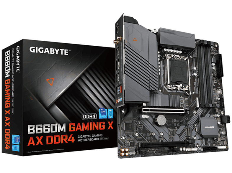 GIGABYTE B660M GAMING X AX DDR4 Mainboards schwarz | Mainboard Intel Sockel 1700