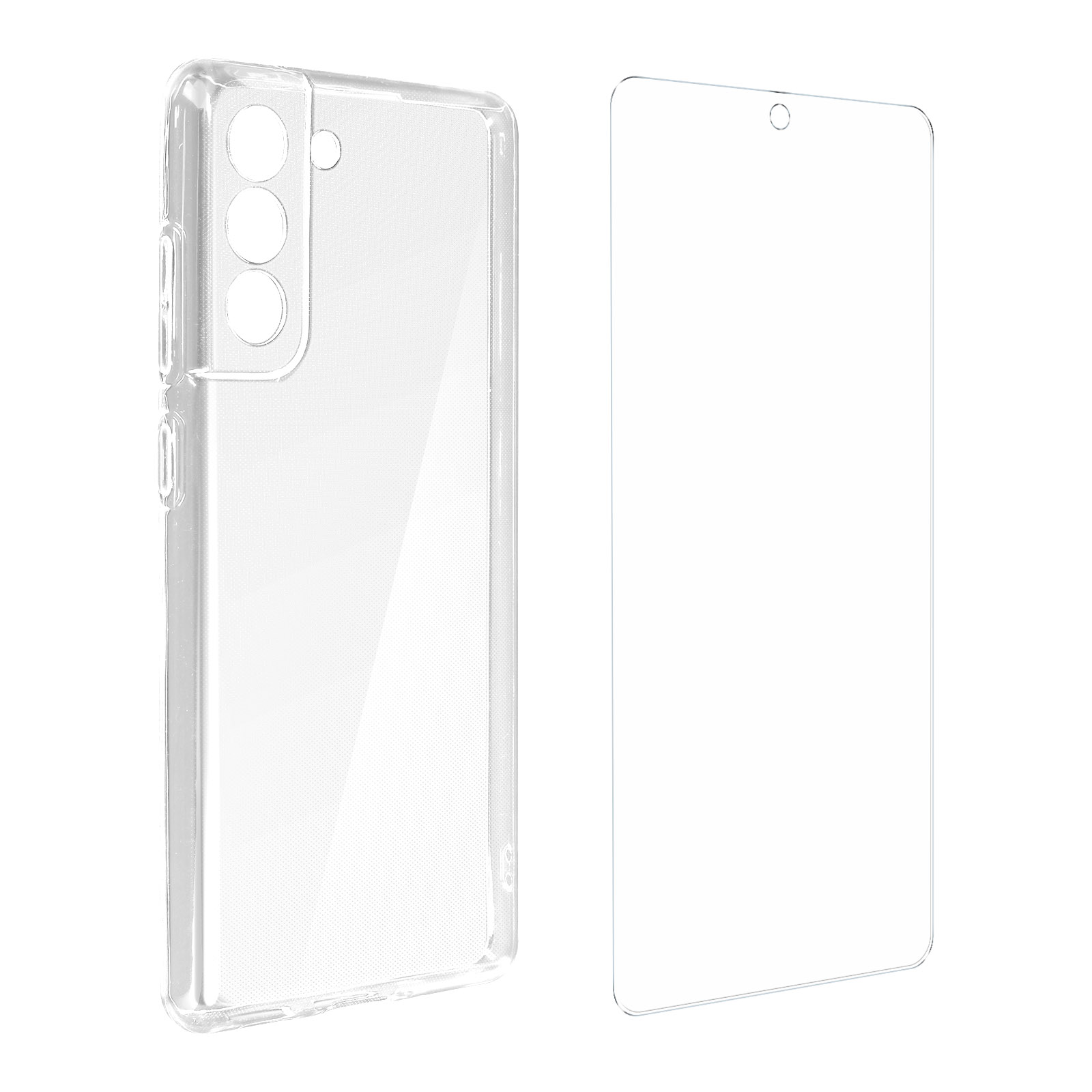Transparent Galaxy FE, Backcover, 4SMARTS S21 Samsung, Series, Set