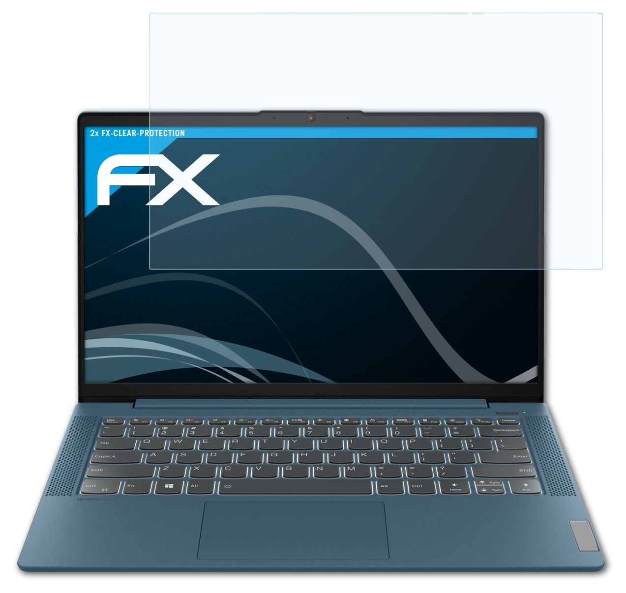 2x 5i Displayschutz(für Lenovo FX-Clear (14 inch)) IdeaPad ATFOLIX