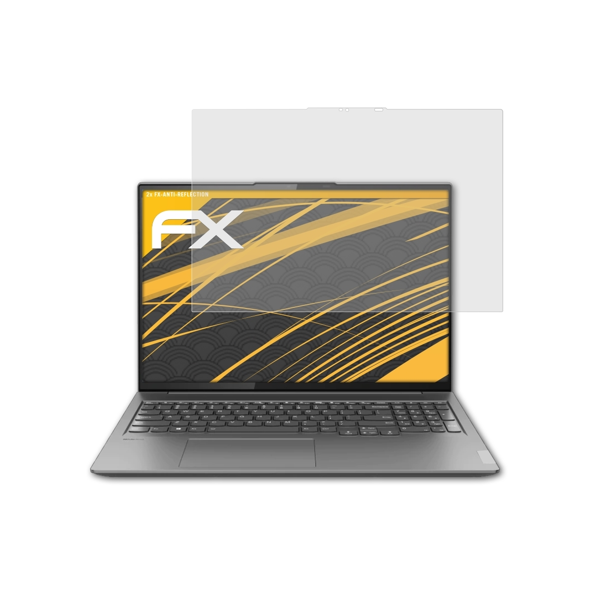 6)) 2x Slim FX-Antireflex ATFOLIX Lenovo Yoga Displayschutz(für Pro 7 (Gen