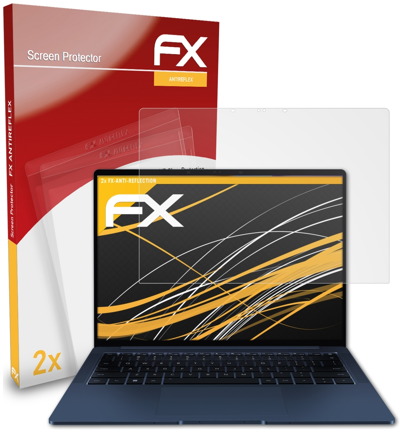 ATFOLIX 2x FX-Antireflex Honor View Displayschutz(für MagicBook 14)