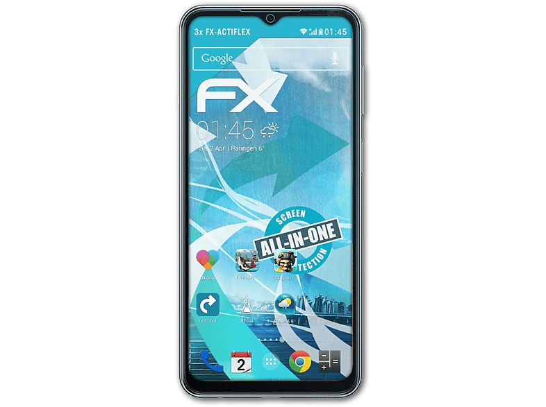 ATFOLIX 3x FX-ActiFleX Displayschutz(für Samsung Galaxy M33)