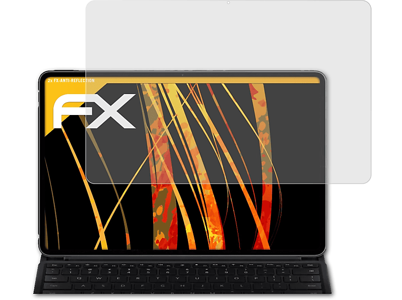 2x (2021)) Huawei FX-Antireflex E MateBook ATFOLIX Displayschutz(für