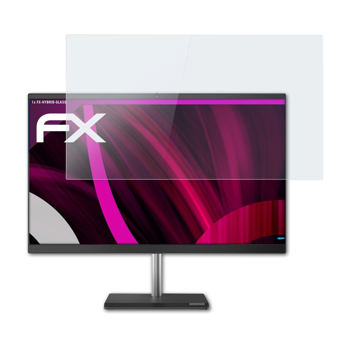ATFOLIX FX-Hybrid-Glass Schutzglas(für Lenovo ThinkCentre V50a)