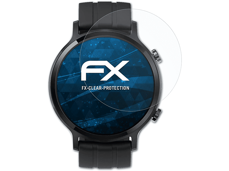ATFOLIX 3x FX-Clear Displayschutz(für Realme Watch S)