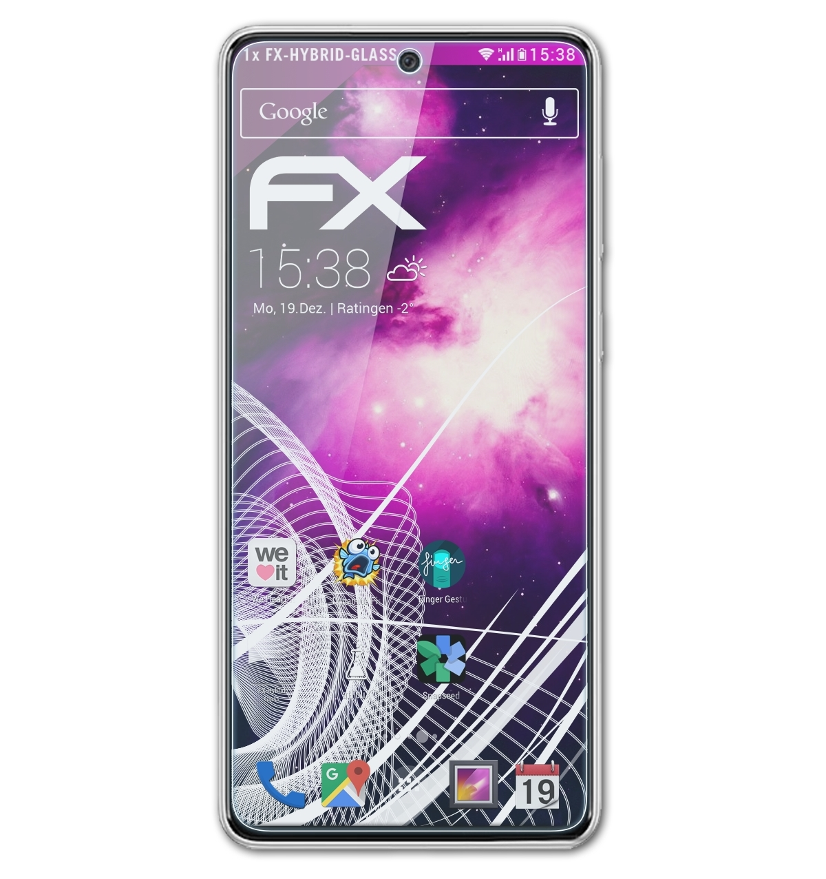 ATFOLIX FX-Hybrid-Glass Samsung 5G) Schutzglas(für A73 Galaxy