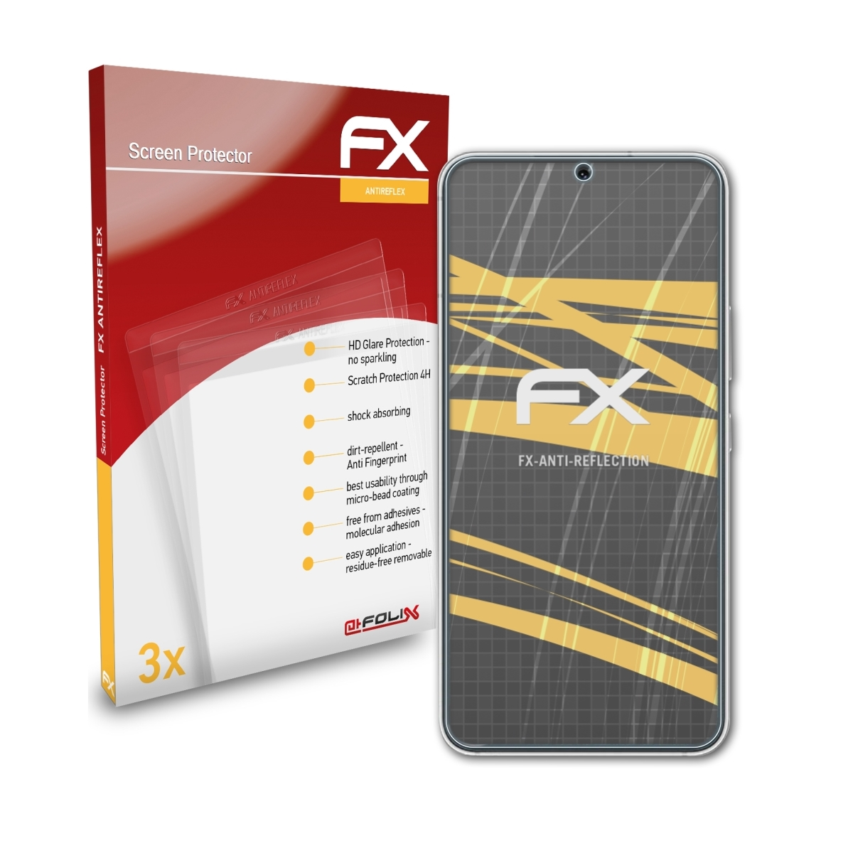 Samsung FX-Antireflex S22 3x Galaxy 5G) ATFOLIX Displayschutz(für