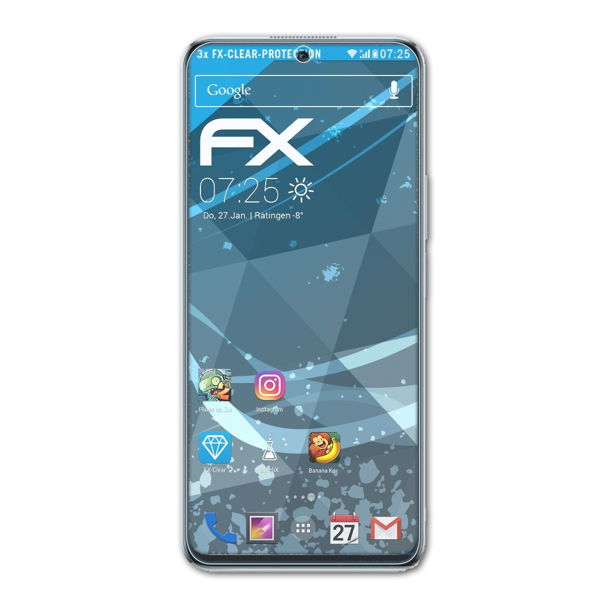 FX-Clear ATFOLIX Displayschutz(für Huawei X8) 3x