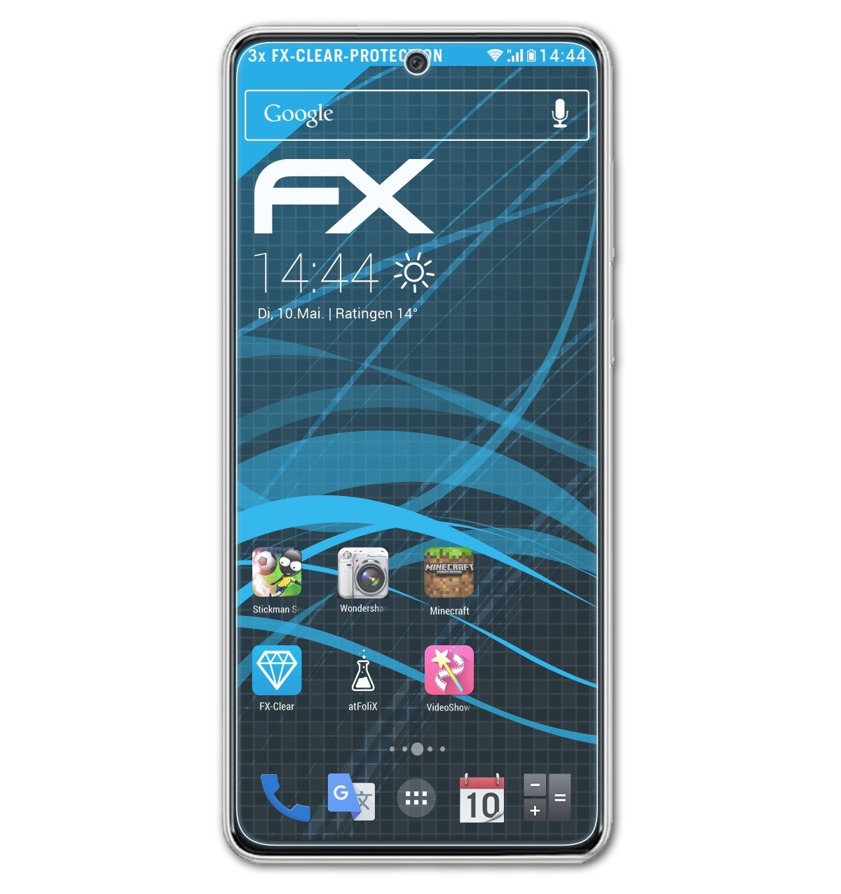 FX-Clear Samsung Galaxy 5G) ATFOLIX 3x Displayschutz(für A73