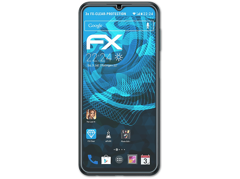 ATFOLIX 3x FX-Clear Displayschutz(für Samsung Galaxy F23)