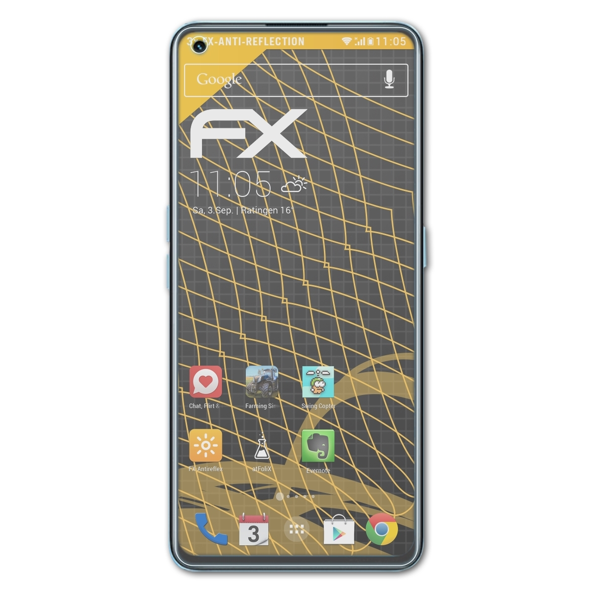 ATFOLIX Displayschutz(für Realme 3x GT2) FX-Antireflex