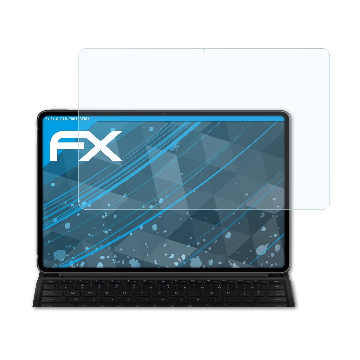 2x (2021)) ATFOLIX FX-Clear Displayschutz(für Huawei E MateBook