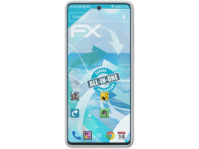 A73 5G) Samsung ATFOLIX 3x FX-ActiFleX Displayschutz(für Galaxy
