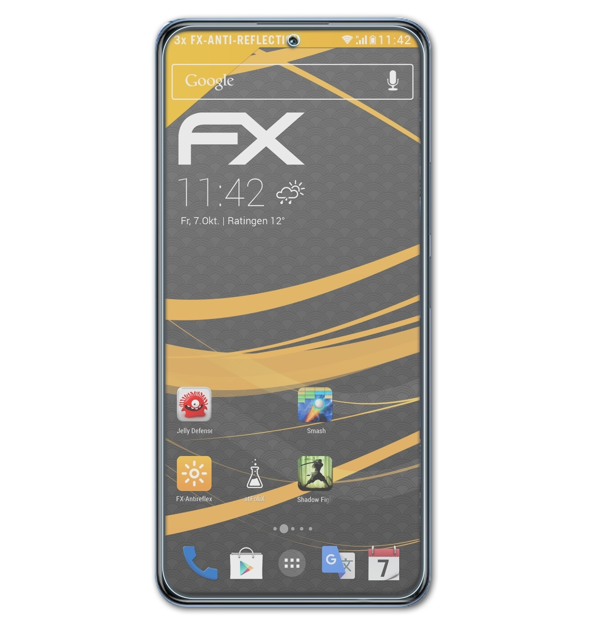 3x Xiaomi Displayschutz(für FX-Antireflex Redmi ATFOLIX K50)