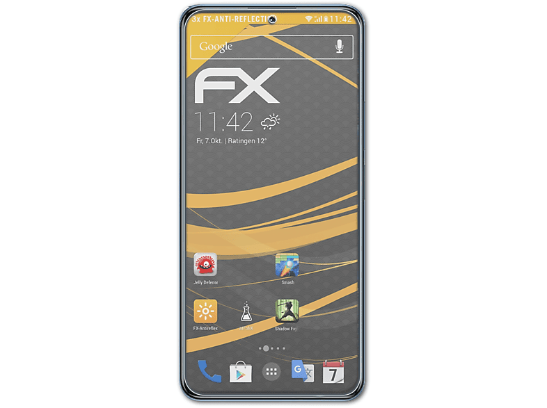ATFOLIX 3x FX-Antireflex Displayschutz(für Redmi Xiaomi K50)