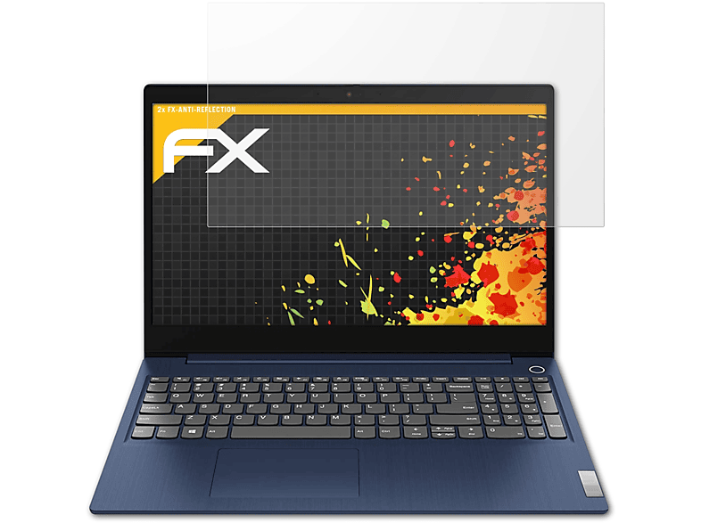 ATFOLIX 2x FX-Antireflex Displayschutz(für Lenovo IdeaPad 3 (15,6 Inch))