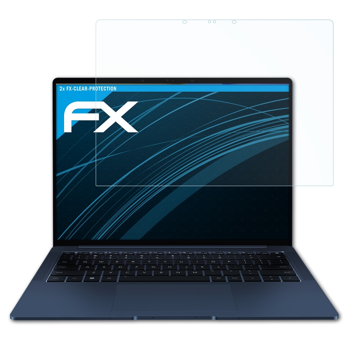 2x 14) FX-Clear Displayschutz(für View Honor MagicBook ATFOLIX