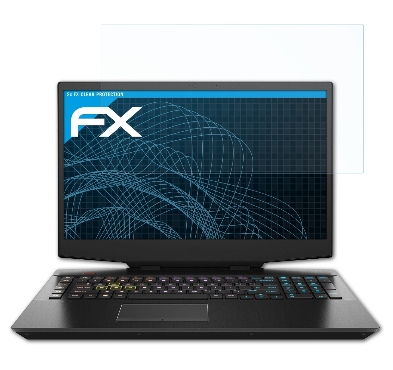 ATFOLIX 2x FX-Clear HP Omen Displayschutz(für 17-cb0200ng)