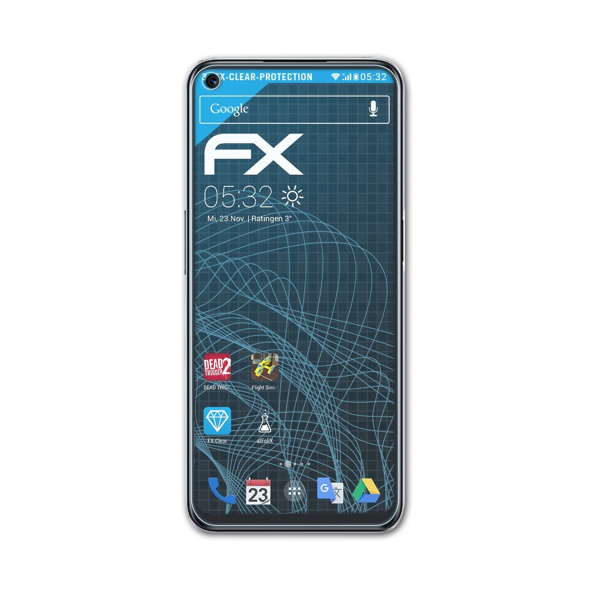 ATFOLIX 3x FX-Clear Displayschutz(für Realme 5G) 9