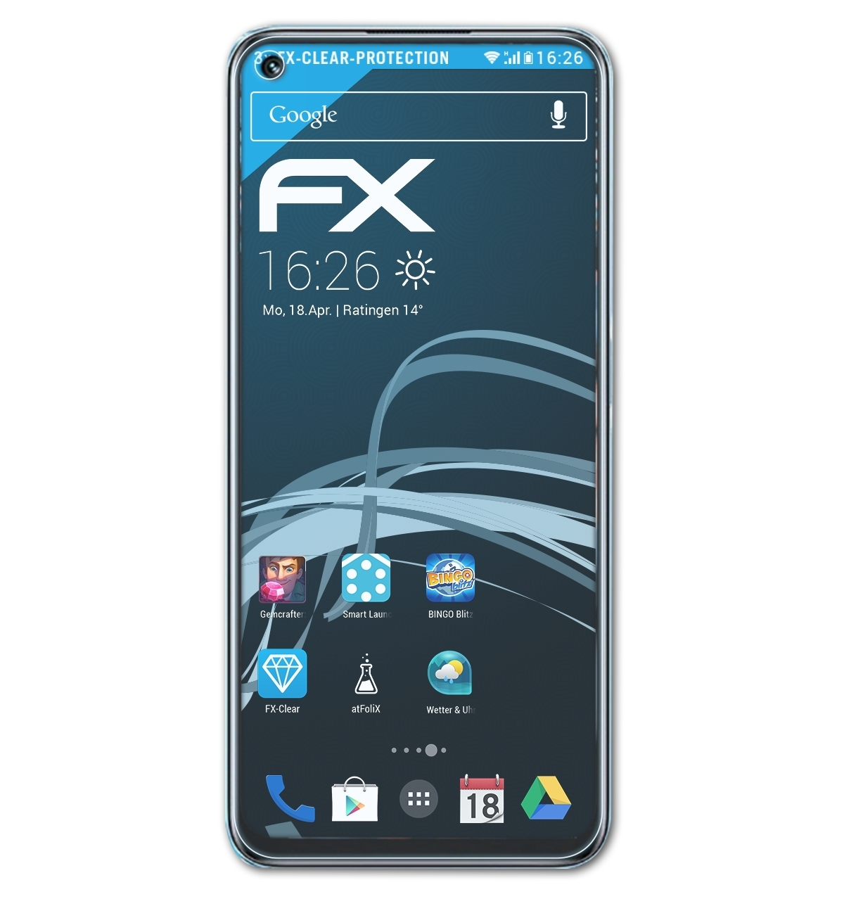 3x V25) ATFOLIX FX-Clear Displayschutz(für Realme