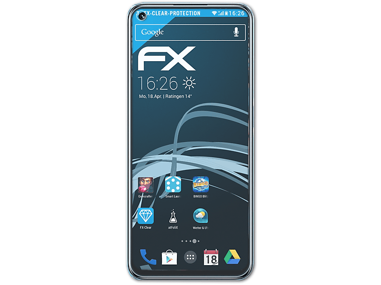 ATFOLIX 3x V25) FX-Clear Displayschutz(für Realme