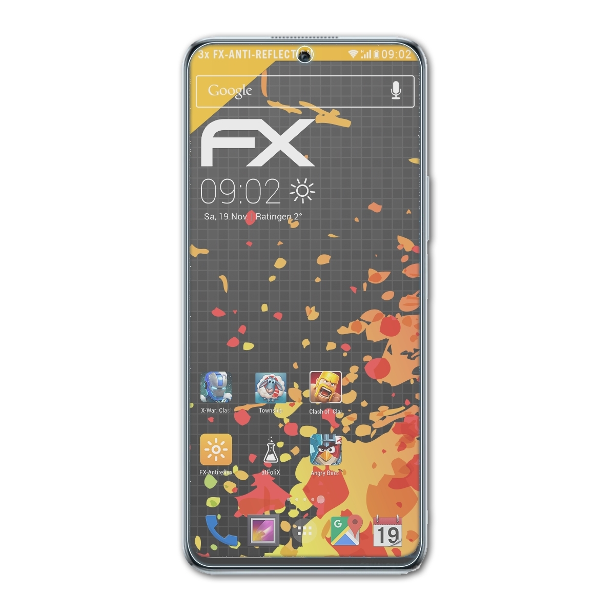 FX-Antireflex ATFOLIX Huawei 3x X8) Displayschutz(für