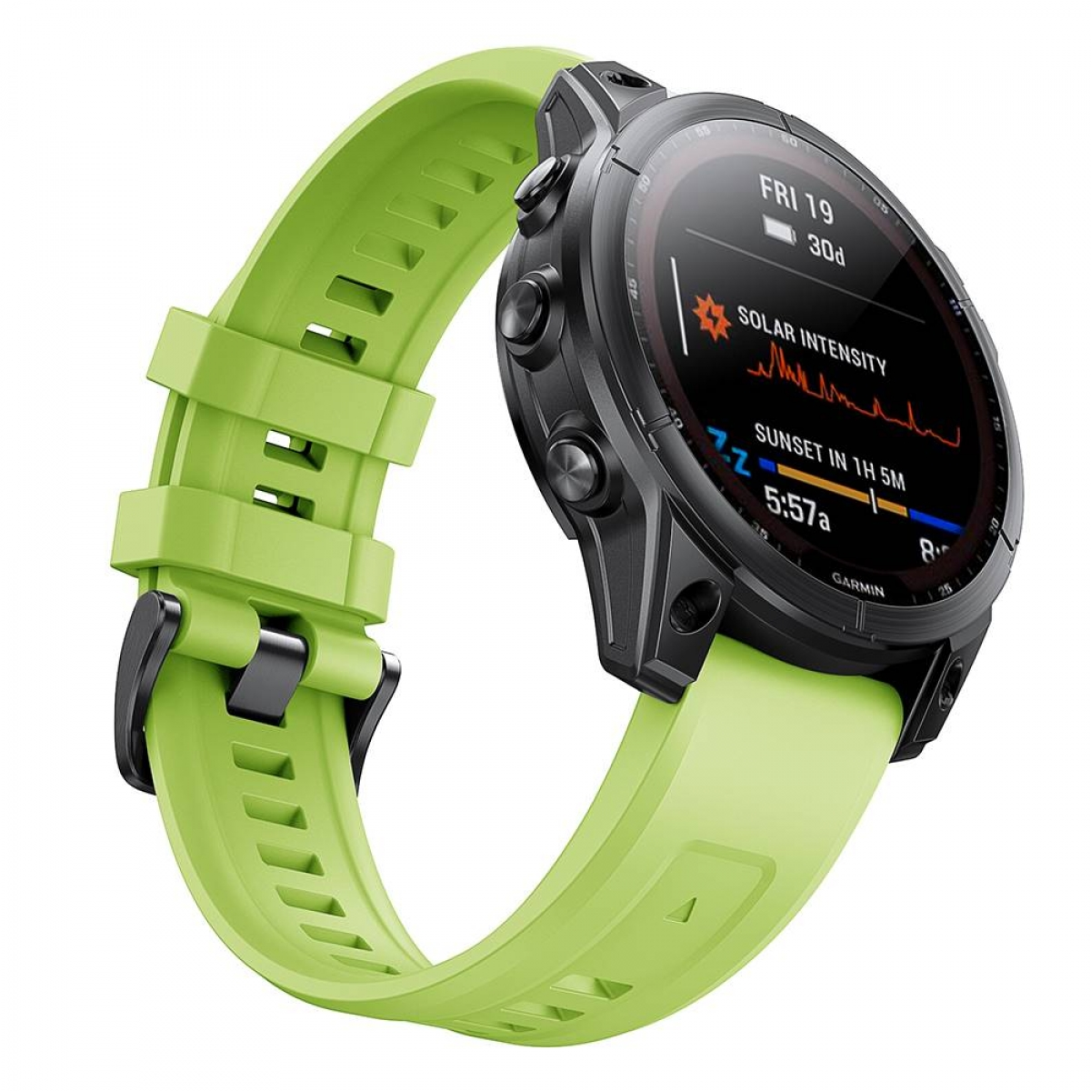 Garmin, 7X, Grün Silikon, Smartband, Fenix CASEONLINE