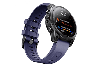 CASEONLINE Silikon, Smartband, Garmin, Fenix 7X, Dunkelblau