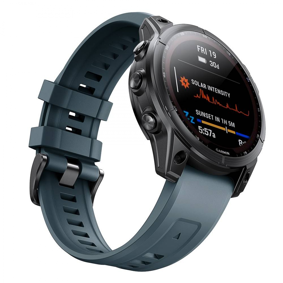 7X, Garmin, Silikon, Smartband, Graublau CASEONLINE Fenix