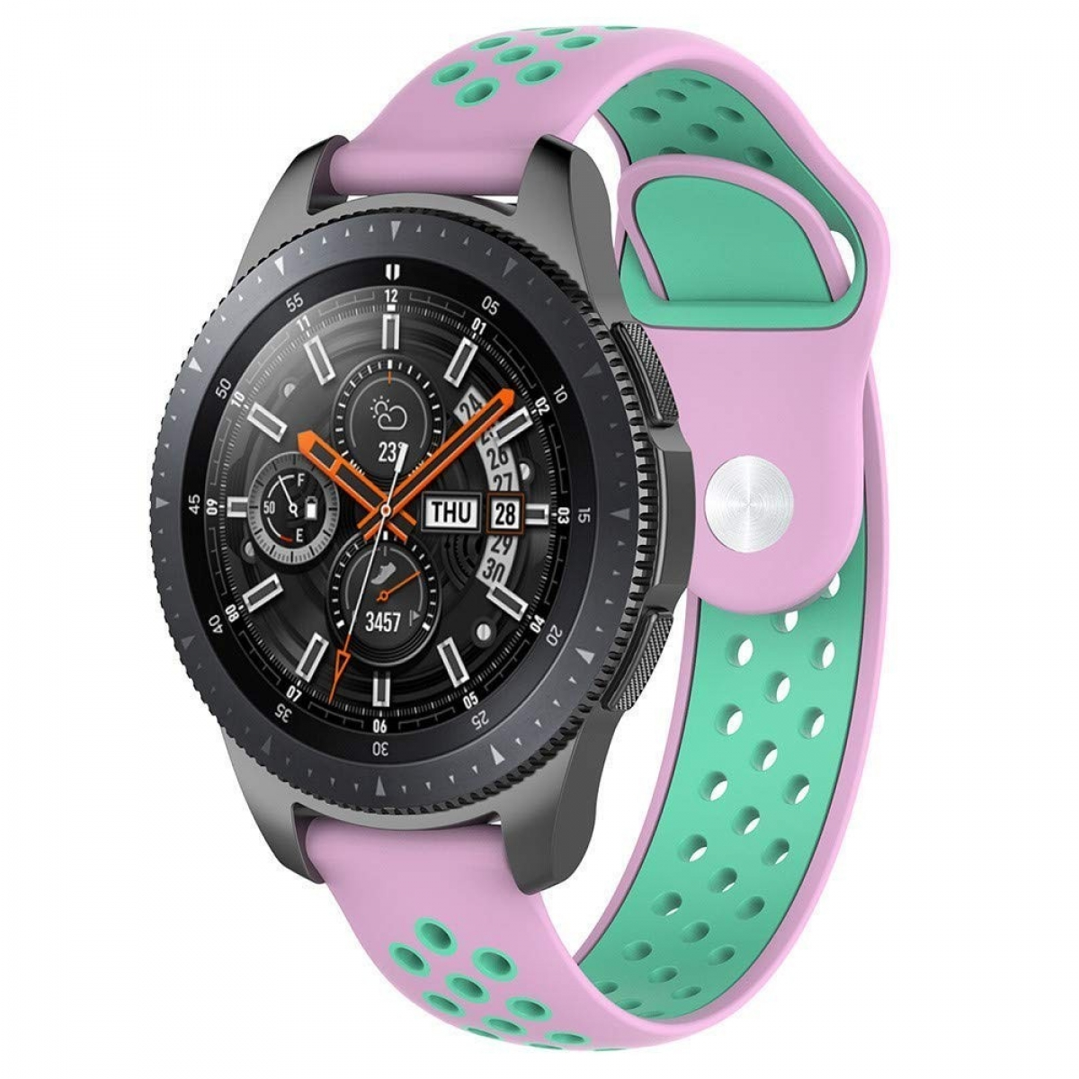 46mm, Samsung, CASEONLINE Galaxy Pink/Minze Watch Smartband, EBN,