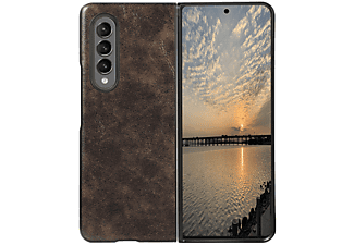 CASEONLINE CA-SE22, Backcover, Samsung, Galaxy Z Fold 3, Dunkelbraun