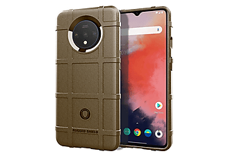 CASEONLINE Rugged, Backcover, OnePlus, 7T, Braun