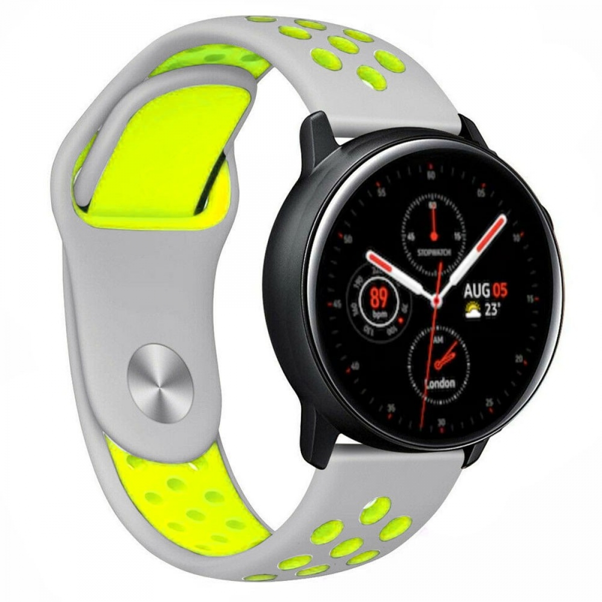 CASEONLINE EBN, Smartband, Samsung, 2, Grau/Gelb Watch Galaxy Active