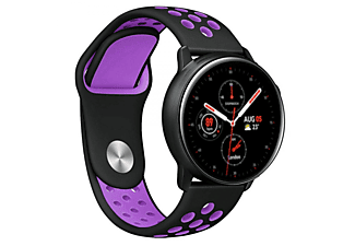 CASEONLINE EBN, Smartband, Samsung, Galaxy Watch Active 2, Schwarz/Lila
