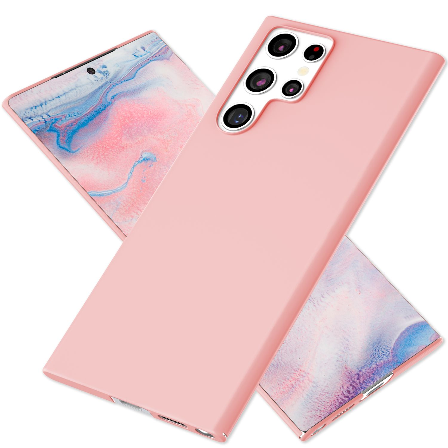 NALIA Extra Backcover, Galaxy Dünne Ultra, S22 Hülle, Pink Samsung