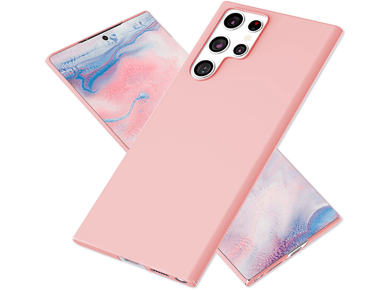 NALIA Extra Backcover, Galaxy Dünne Ultra, S22 Hülle, Pink Samsung