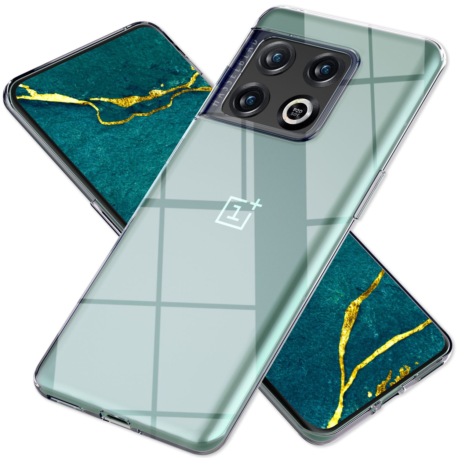 NALIA Klare Oneplus, Backcover, Hülle, Transparente 10 Pro, Transparent Silikon