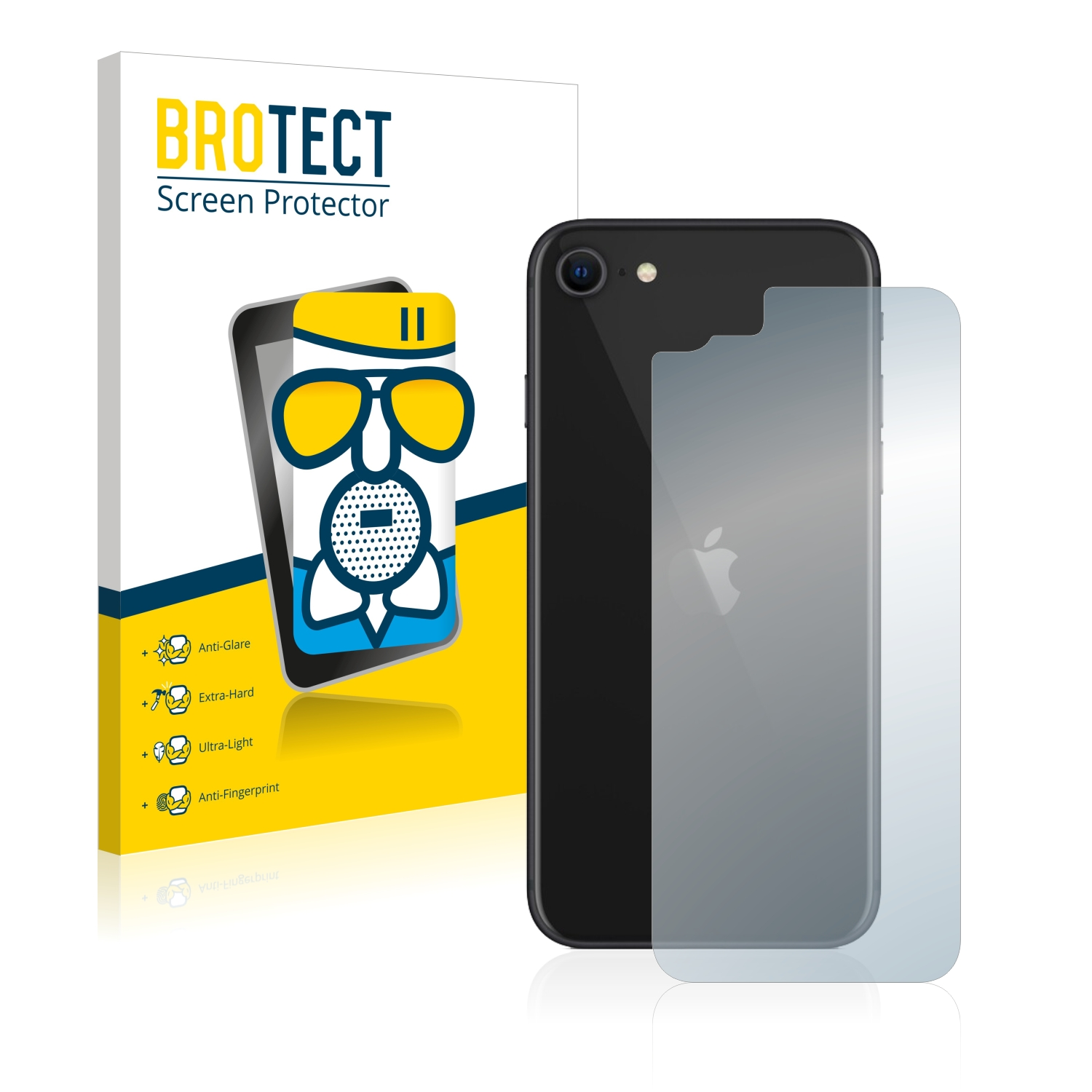 BROTECT Airglass matte 2 SE iPhone Apple 2020) Schutzfolie(für