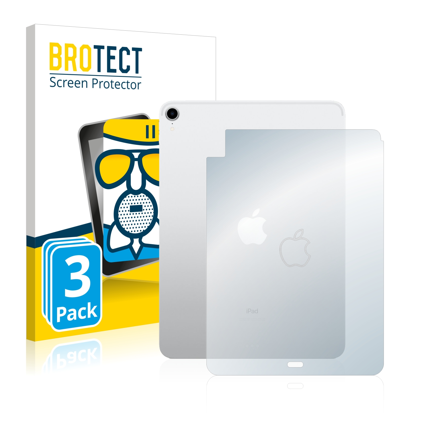 BROTECT 3x Airglass matte (4. 4 Apple Cellular 2020 WiFi Gen.)) Schutzfolie(für Air iPad