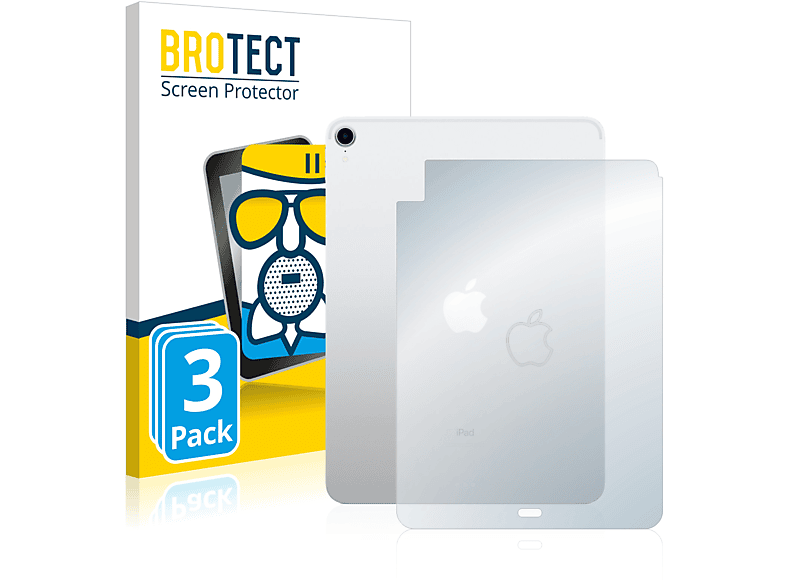 BROTECT 3x Airglass matte Schutzfolie(für Apple Cellular 4 2020 WiFi iPad (4. Air Gen.))