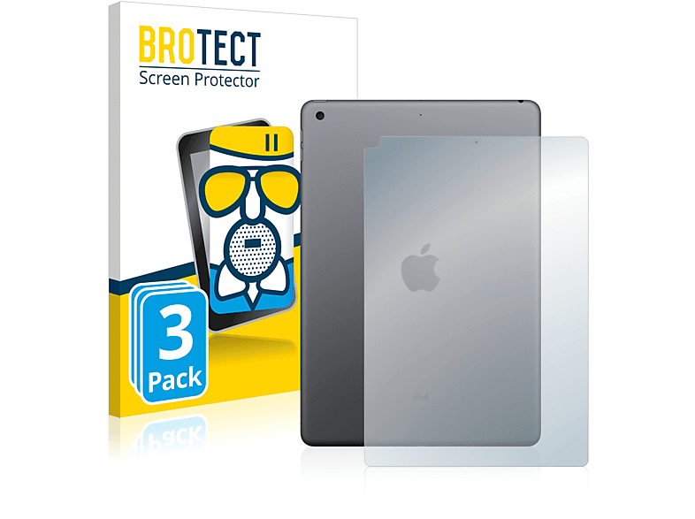 BROTECT 3x Airglass Gen.)) WiFi (8. Schutzfolie(für iPad Apple 10.2\