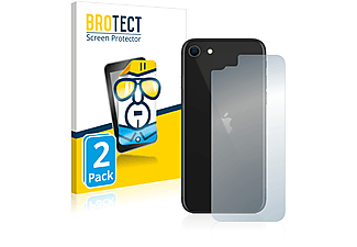 BROTECT 2x klare Schutzfolie(für Apple iPhone SE 2 2020 (Rückseite))