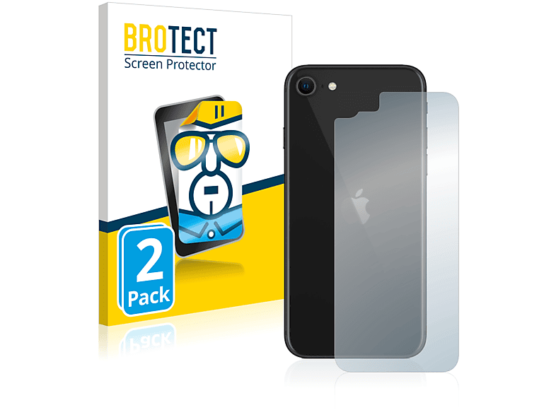BROTECT 2x klare 2 SE Schutzfolie(für 2020) iPhone Apple