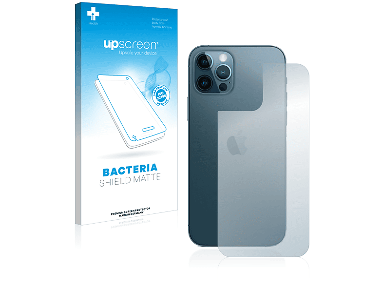 UPSCREEN antibakteriell entspiegelt matte Schutzfolie(für Apple 12 iPhone Pro)