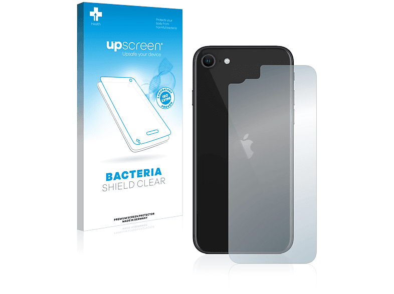 UPSCREEN antibakteriell klare 2020) 2 Schutzfolie(für iPhone SE Apple
