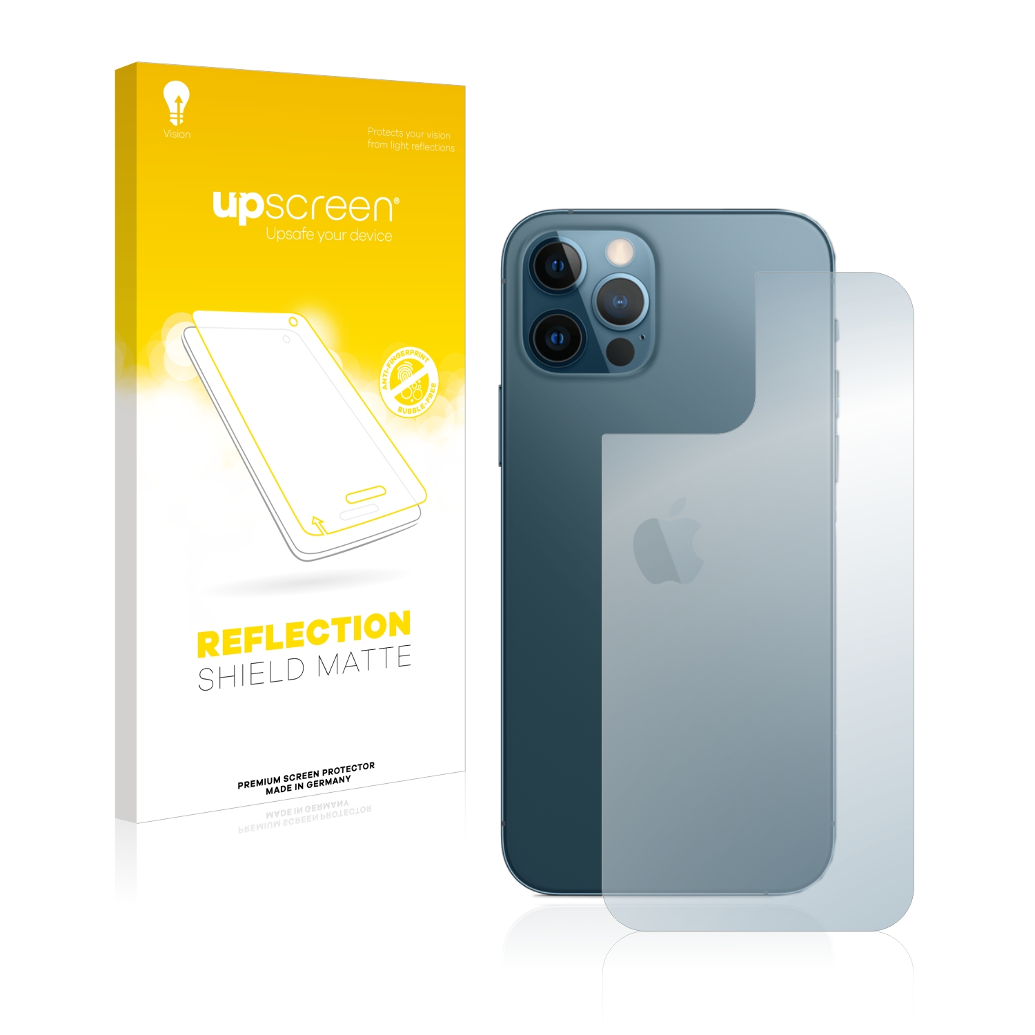 Apple 12 entspiegelt UPSCREEN Pro) matte iPhone Schutzfolie(für