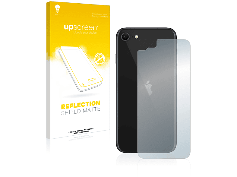 UPSCREEN entspiegelt matte Schutzfolie(für Apple SE 2020) 2 iPhone