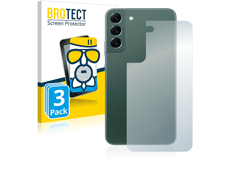 BROTECT 3x S22 Samsung Airglass Galaxy 5G) Plus matte Schutzfolie(für