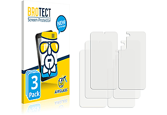 BROTECT 3x Airglass klare Schutzfolie(für Samsung Galaxy S22 Plus 5G (Vorder + Rückseite))