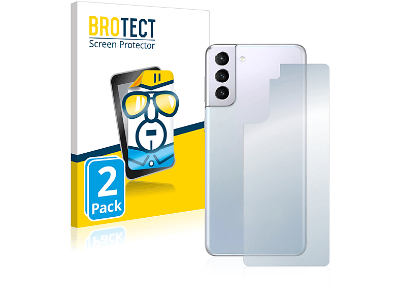 Beliebte Designs BROTECT 2x klare Schutzfolie(für Galaxy Samsung S21)